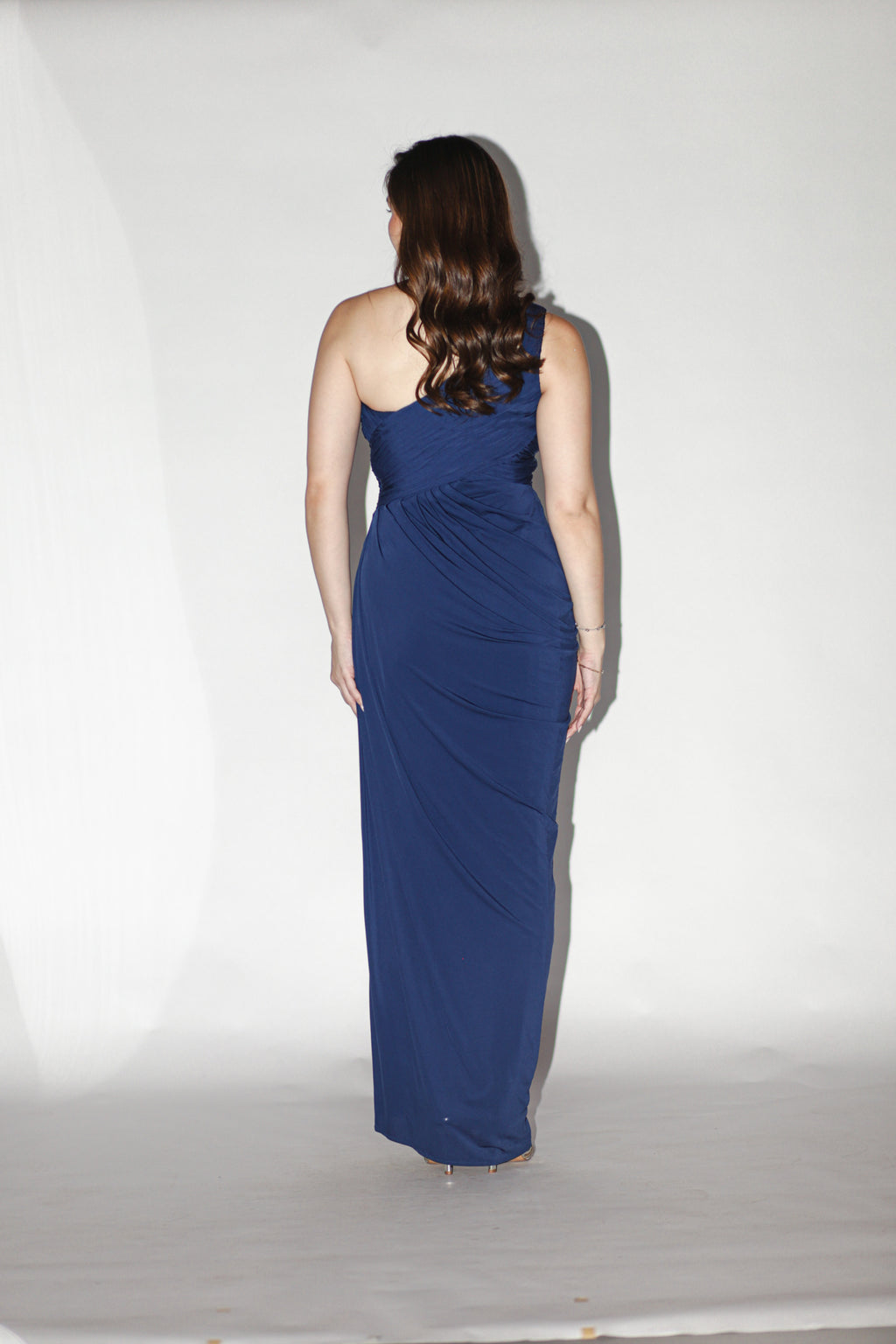 Asymmetrical Royal Blue Dress