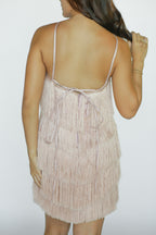 Pink Fringe Dress